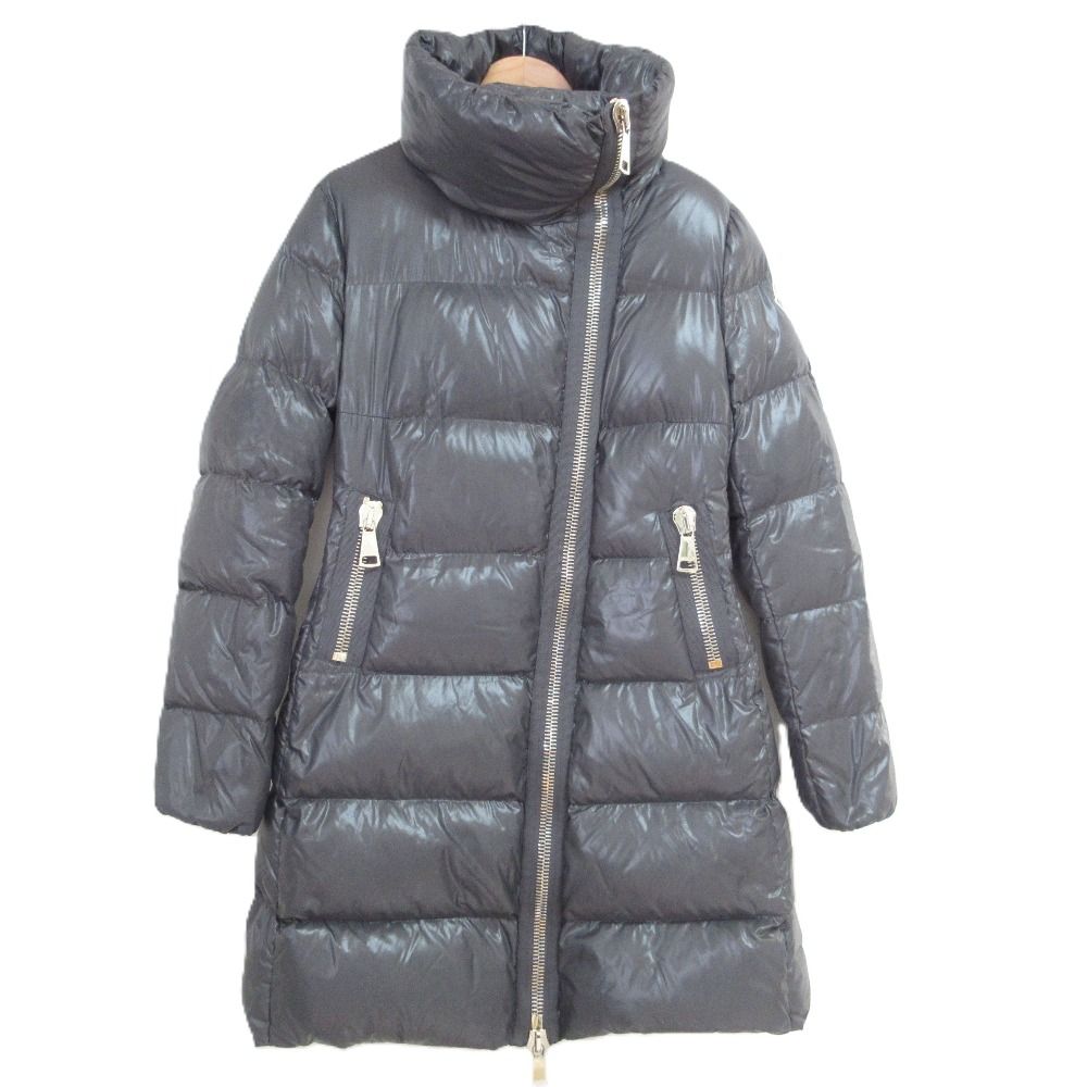 Moncler Joinville Long Down Coat 2 Gray