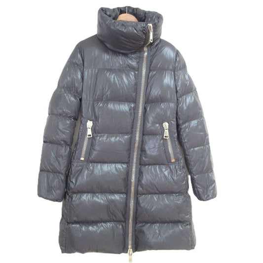 Moncler Joinville Long Down Coat 2 Gray
