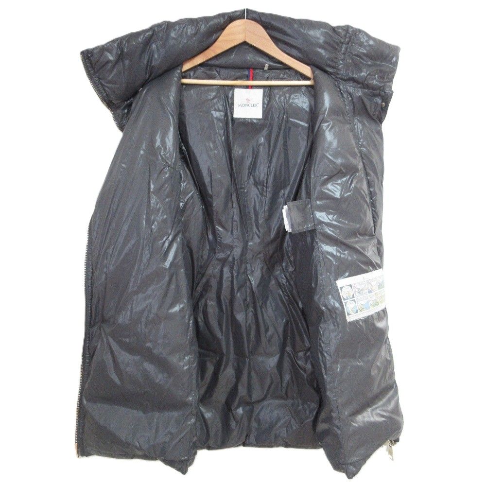 Moncler Joinville Long Down Coat 2 Gray — view 4