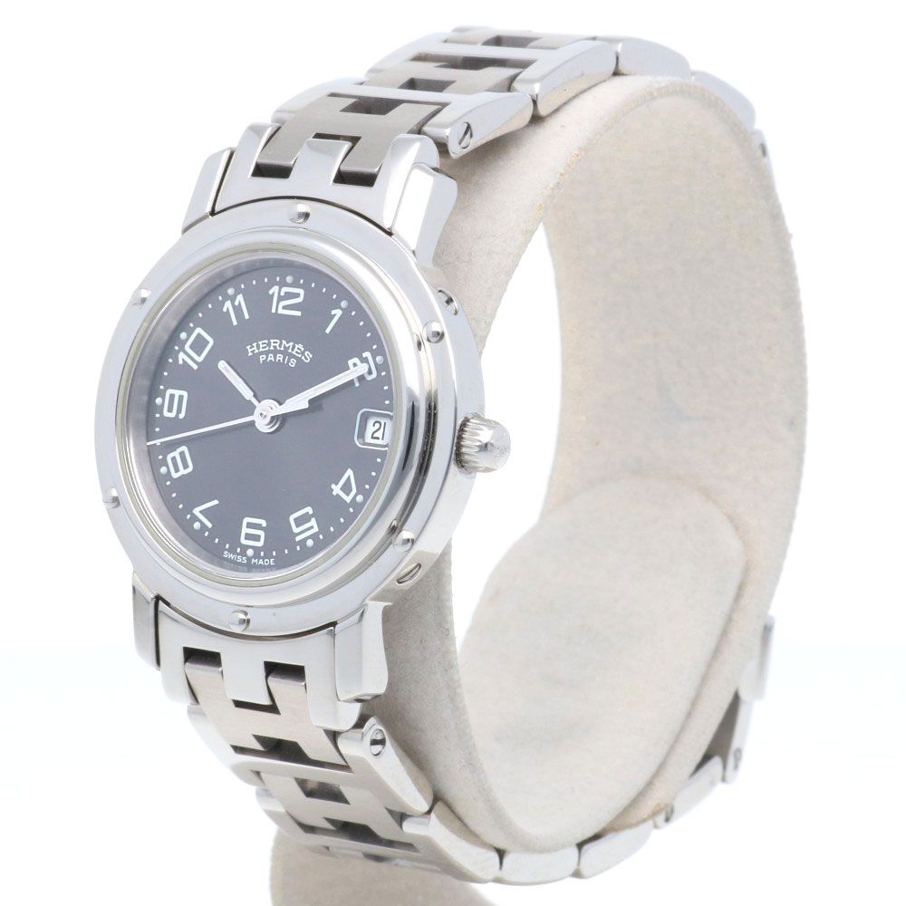 Hermes Clipper Watch Stainless Steel Quartz — view 3