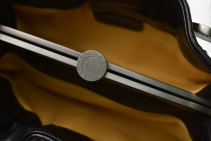Bvlgari Clutch Twist Patent Leather Enamel Black Silver — view 7