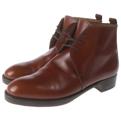 Hermes Chukka Leather Shoes Brown — view 2