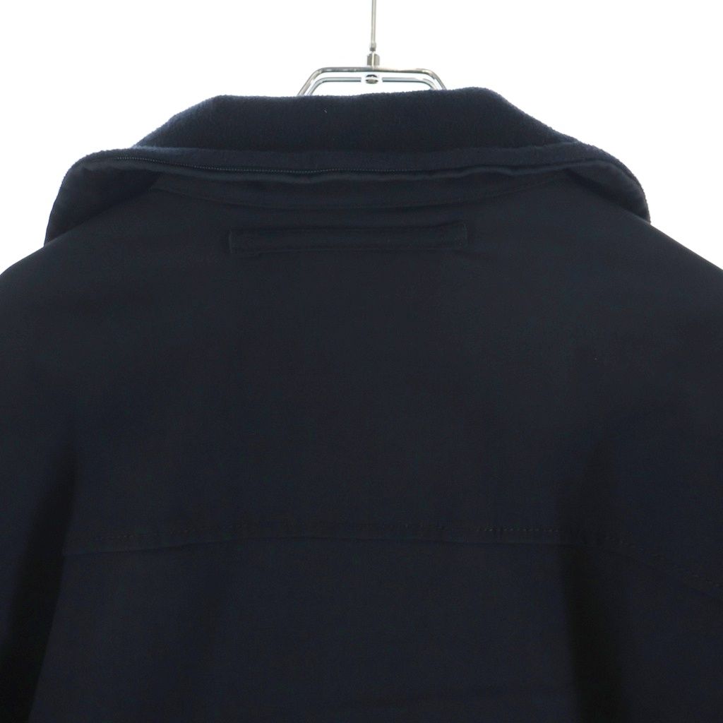 Prada Sport Nylon Fleece Lining Zip Up Stand Jacket Black — view 4