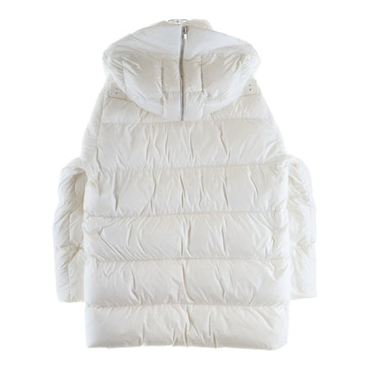 Moncler Rick Owens Cycropic Coat Cyclopic Zip Up Hooded Down Jacket White — view 2