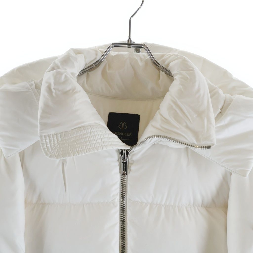 Moncler Rick Owens Cycropic Coat Cyclopic Zip Up Hooded Down Jacket White — view 3