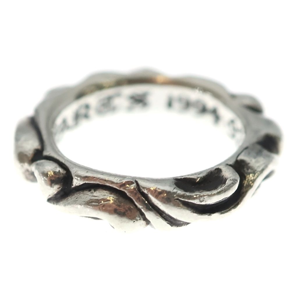 Chrome Hearts Scrl Band Scroll Ring Silver — view 3