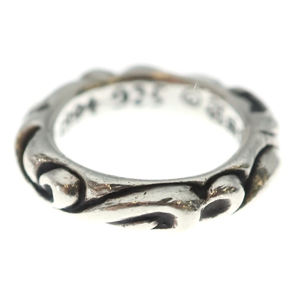 Chrome Hearts Scrl Band Scroll Ring Silver — view 2