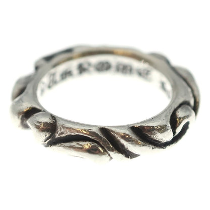 Chrome Hearts Scrl Band Scroll Ring Silver — view 4