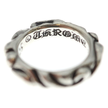 Chrome Hearts Scrl Band Scroll Ring Silver — view 5