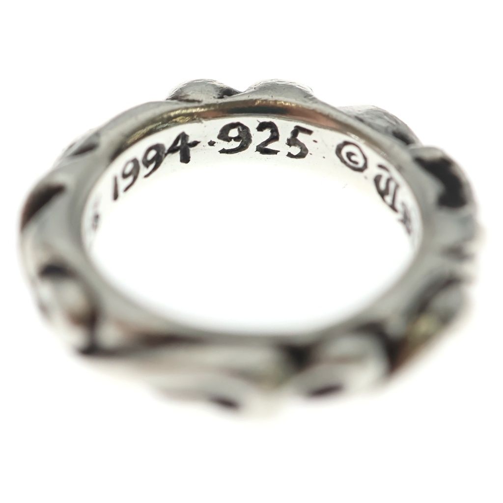 Chrome Hearts Scrl Band Scroll Ring Silver — view 6