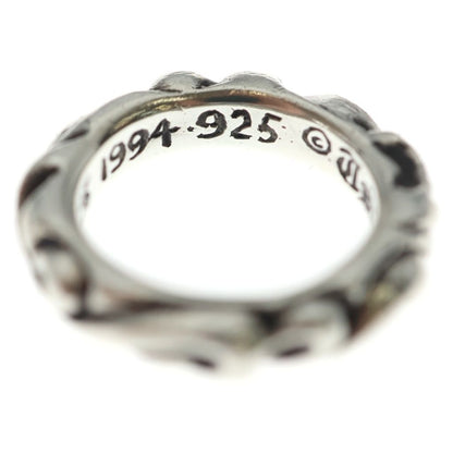 Chrome Hearts Scrl Band Scroll Ring Silver — view 6