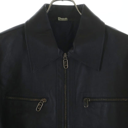 Fendi Biker Jacket Black Nappa Leather 48 — view 3
