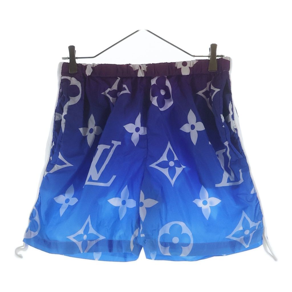 Louis Vuitton Gradient Monogram Nylon Shorts Blue