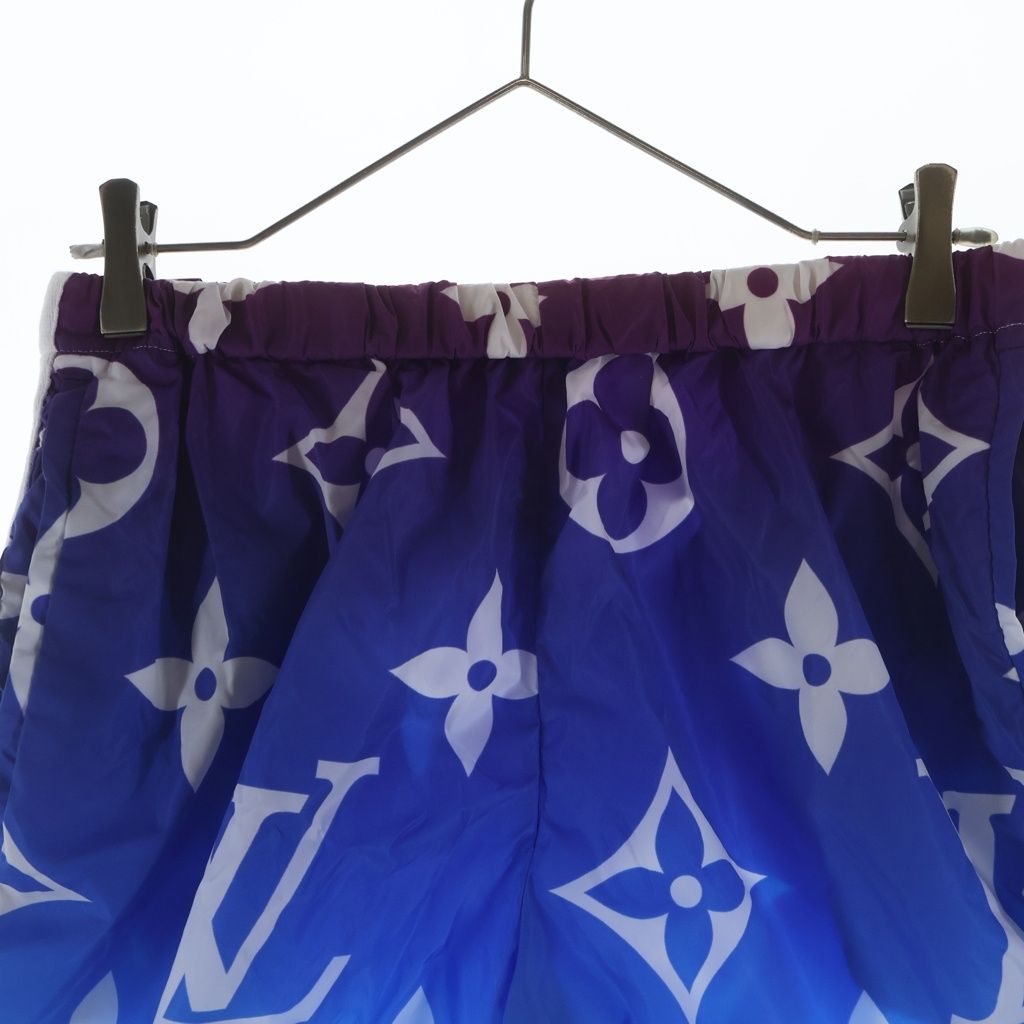Louis Vuitton Gradient Monogram Nylon Shorts Blue — view 3