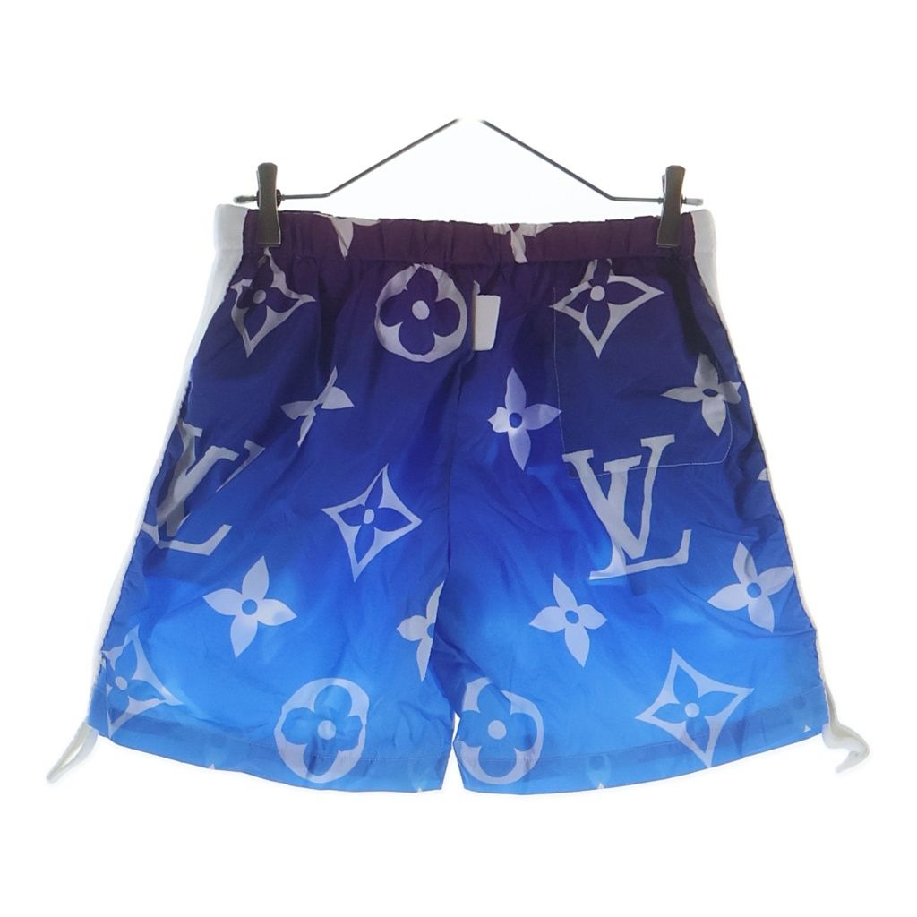 Louis Vuitton Gradient Monogram Nylon Shorts Blue — view 2