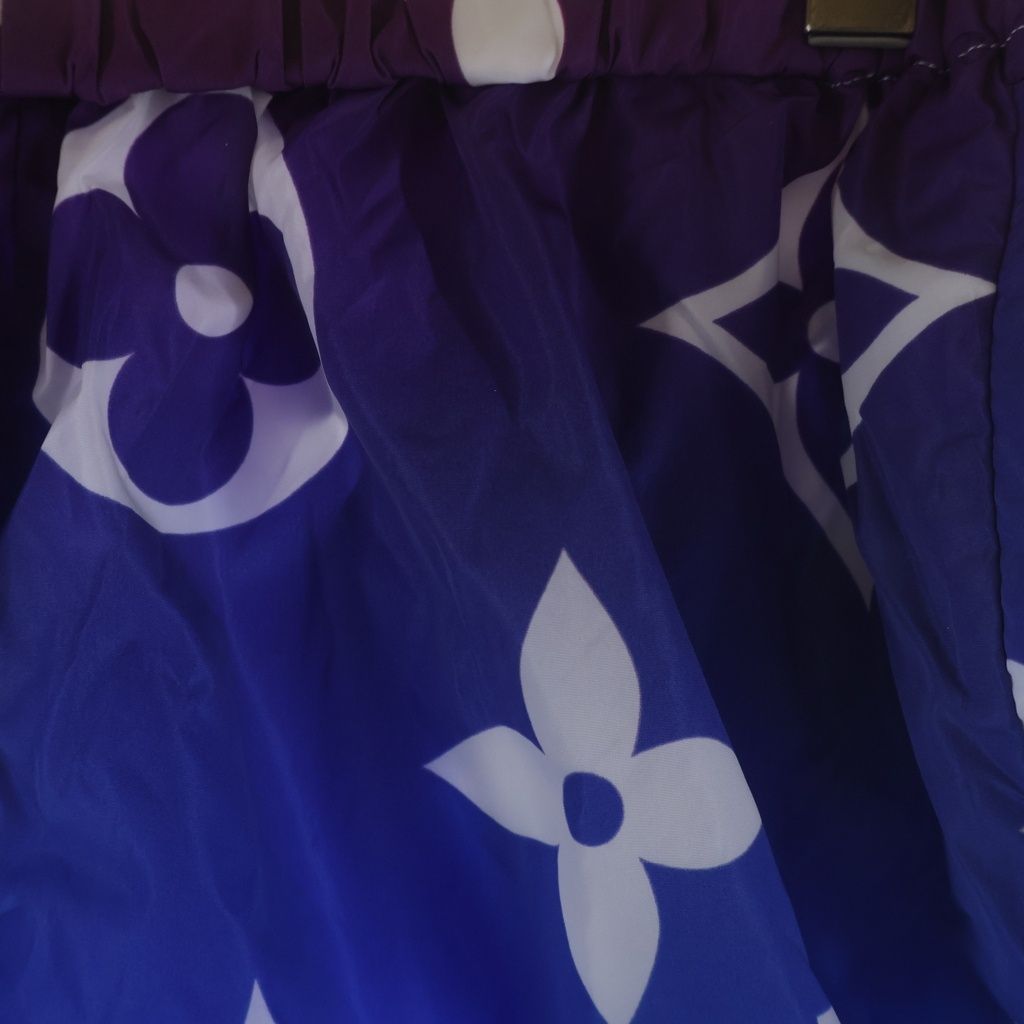 Louis Vuitton Gradient Monogram Nylon Shorts Blue — view 4