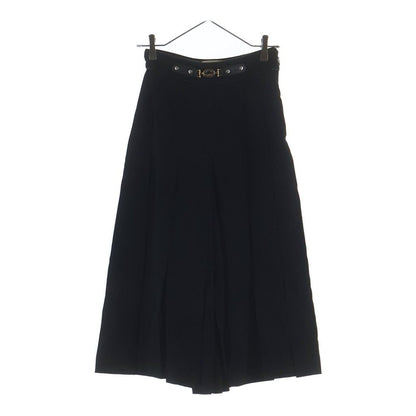 Gucci Interlocking Pleated Skirt Black 36