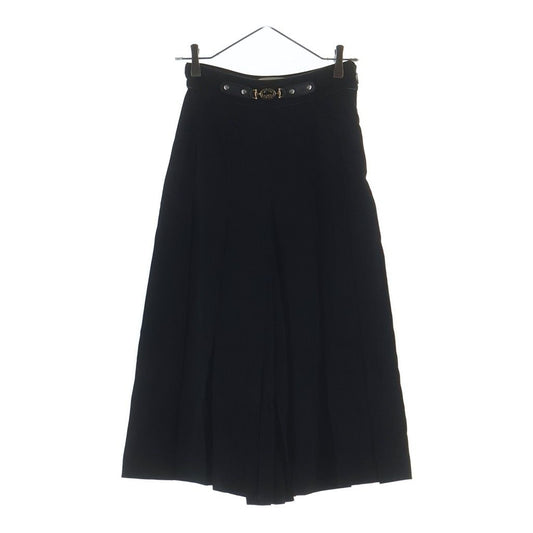 Gucci Interlocking Pleated Skirt Black 36