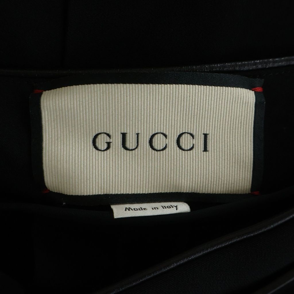 Gucci Interlocking Pleated Skirt Black 36 — view 7