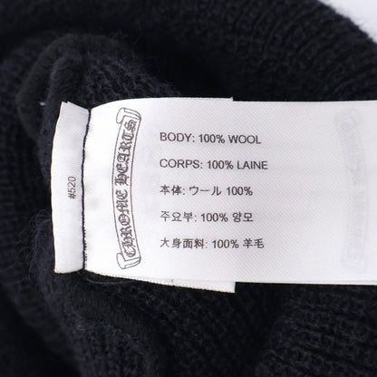 Chrome Hearts Wool Watch Cap CH Plus Embroidery Knit Cap Bi Ni Black — view 7