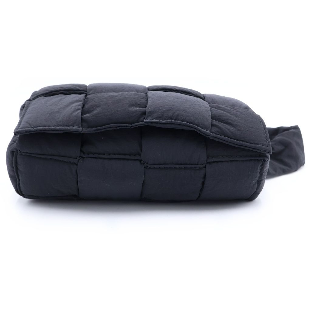 Bottega Veneta Padded Cassette Waist Bag Black — view 4