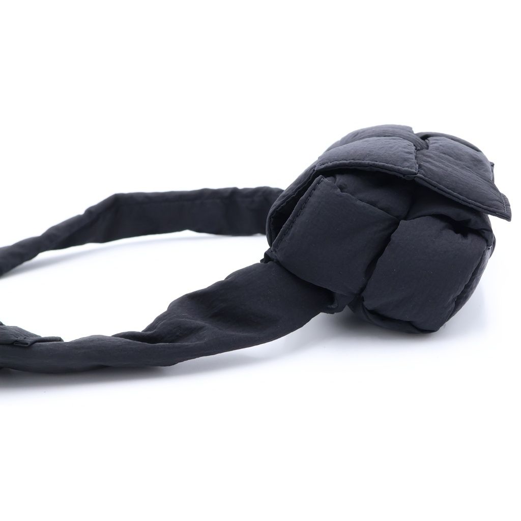 Bottega Veneta Padded Cassette Waist Bag Black — view 3