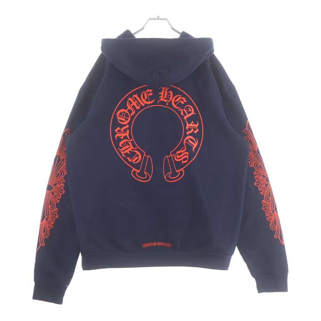 Chrome Hearts Sweatshirt HD Plvr Back Shoe Sleeve Floral Print Pullover Hoodie