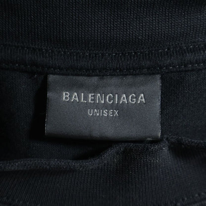 Balenciaga Paris Moon Upside Down Jacket Destroyed Oversize Front Logo Print — view 6