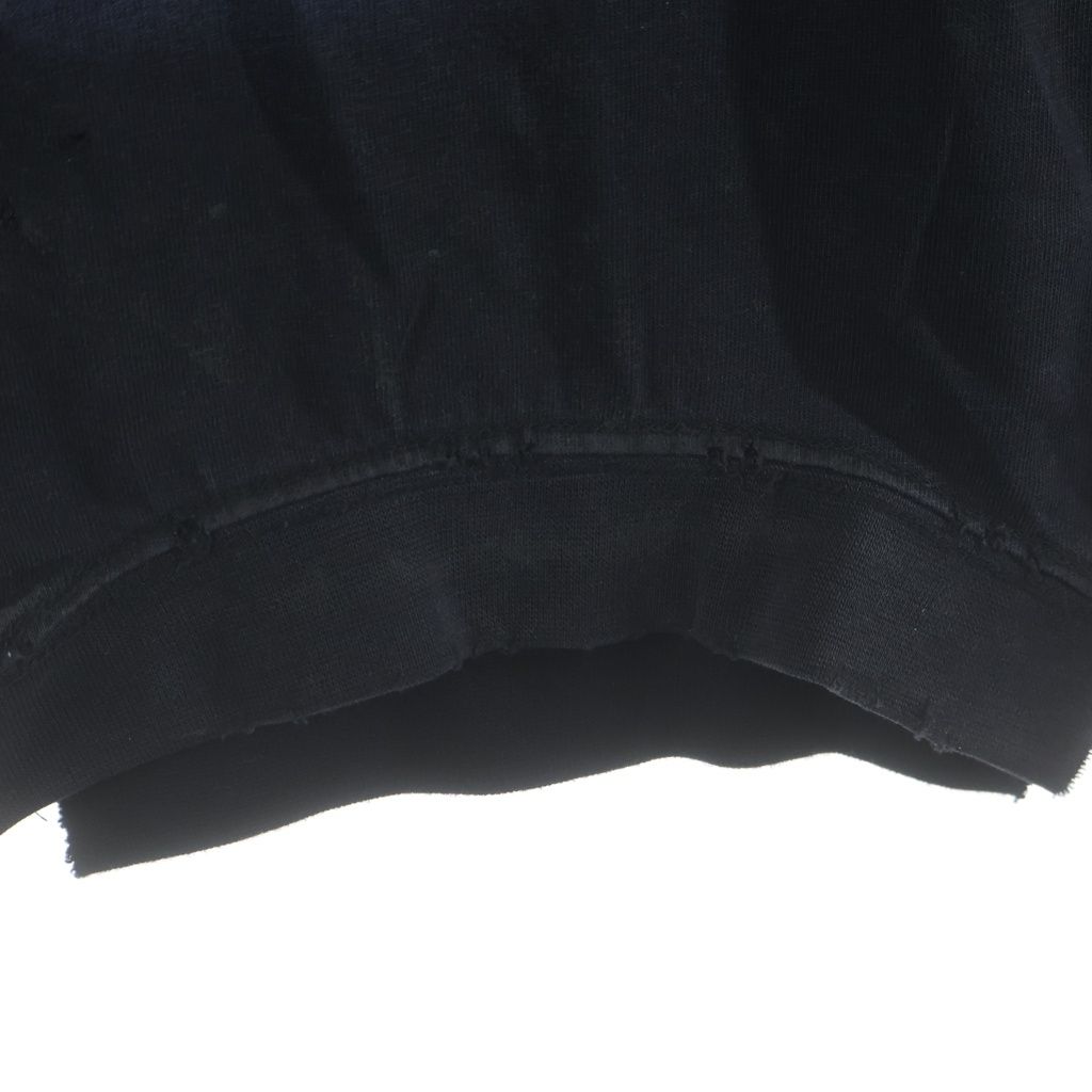 Balenciaga Paris Moon Upside Down Jacket Destroyed Oversize Front Logo Print — view 5