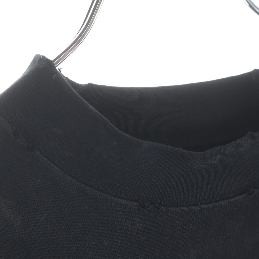 Balenciaga Paris Moon Upside Down Jacket Destroyed Oversize Front Logo Print — view 4