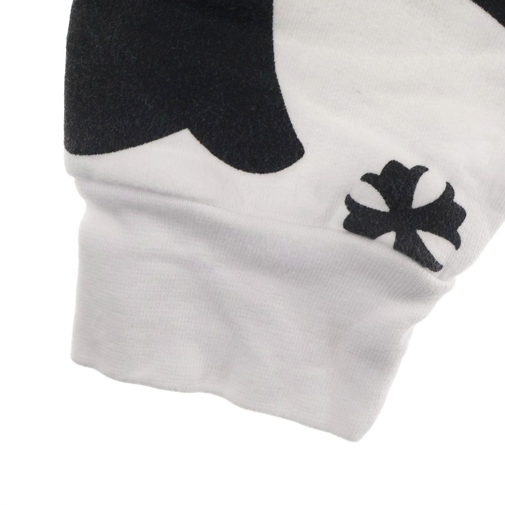 Chrome Hearts Stencil Hoodie Print Pullover White — view 5