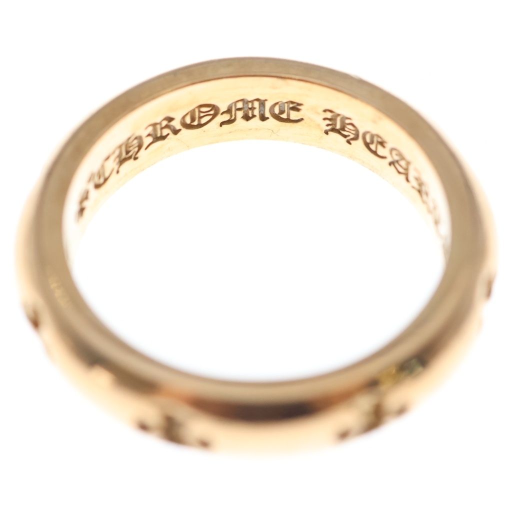 Chrome Hearts 22k Negative CH Plus Yellow Gold Ring — view 5