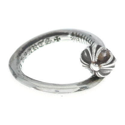 Chrome Hearts Nail Crsball Cross Ball Ring Silver — view 3