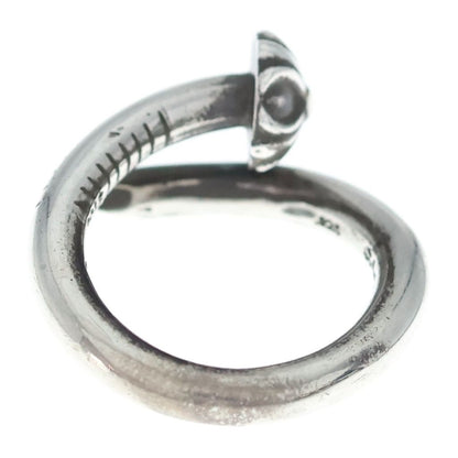 Chrome Hearts Nail Crsball Cross Ball Ring Silver — view 2