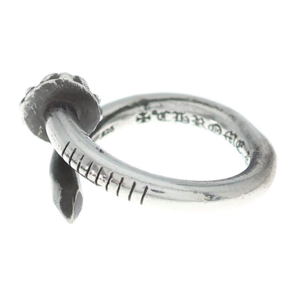 Chrome Hearts Nail Crsball Cross Ball Ring Silver — view 4
