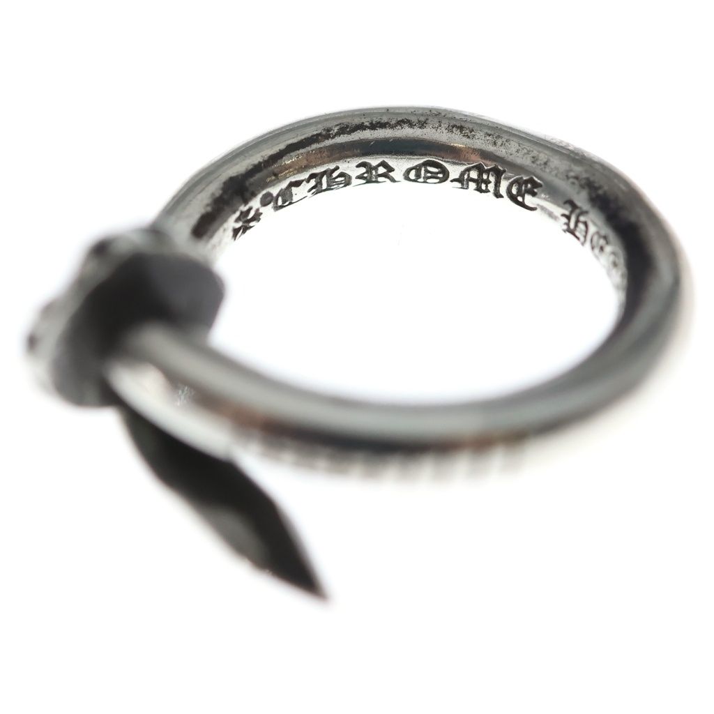 Chrome Hearts Nail Crsball Cross Ball Ring Silver — view 5