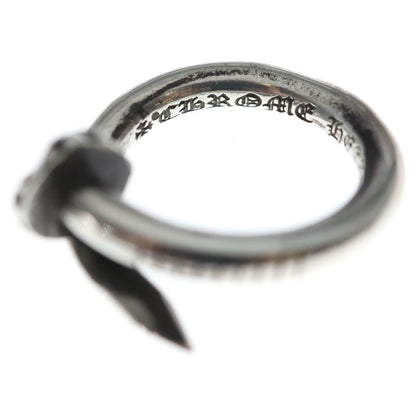 Chrome Hearts Nail Crsball Cross Ball Ring Silver — view 5