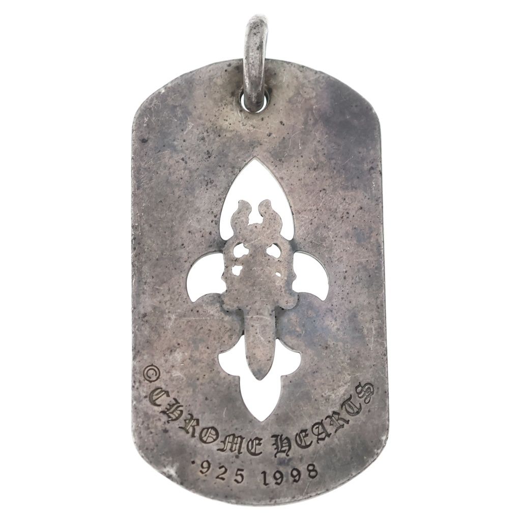 Chrome Hearts D Tag Lrg Fle Dag Flare Daga Dog Tag Large Pendant — view 2