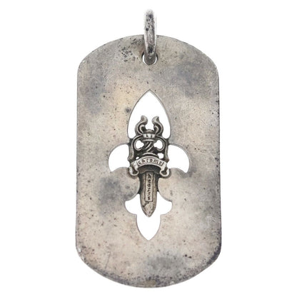 Chrome Hearts D Tag Lrg Fle Dag Flare Daga Dog Tag Large Pendant