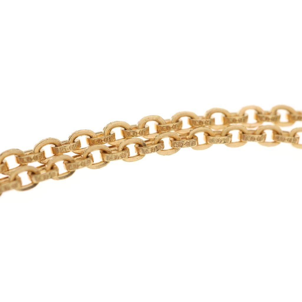 Chrome Hearts 22k Paper Chain 22 Gold Necklace — view 4