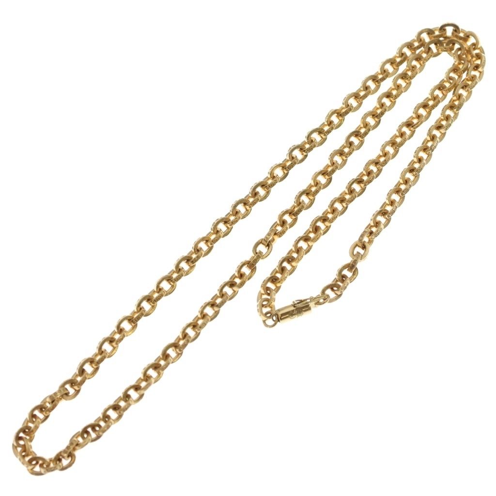 Chrome Hearts 22k Paper Chain 22 Gold Necklace — view 2