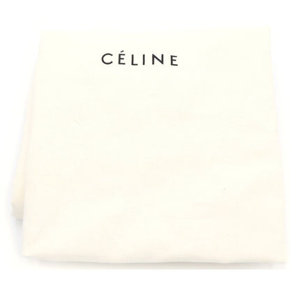 Celine 2-Way Shoulder Bag Beige Leather Suede Silver — view 7
