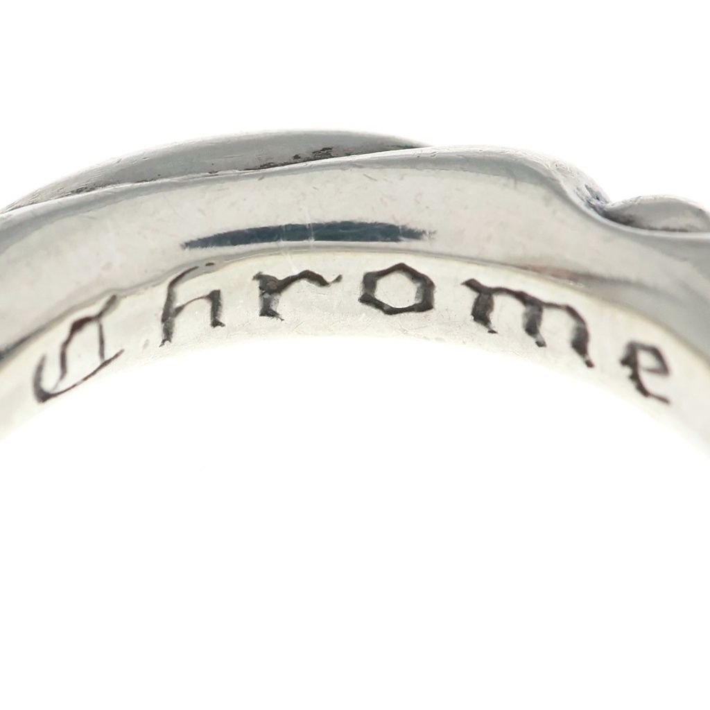 Chrome Hearts Scrl Band Scroll Ring Silver — view 4