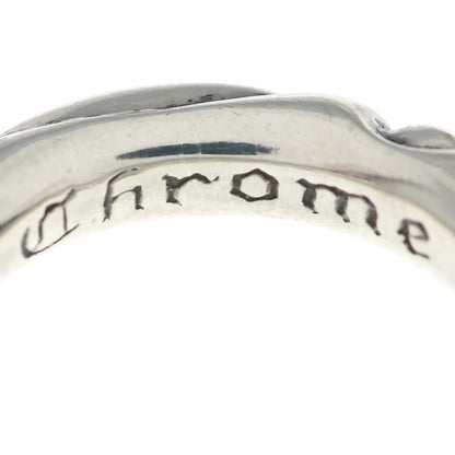 Chrome Hearts Scrl Band Scroll Ring Silver — view 4