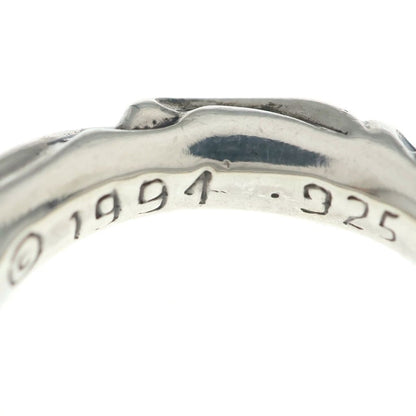 Chrome Hearts Scrl Band Scroll Ring Silver — view 5