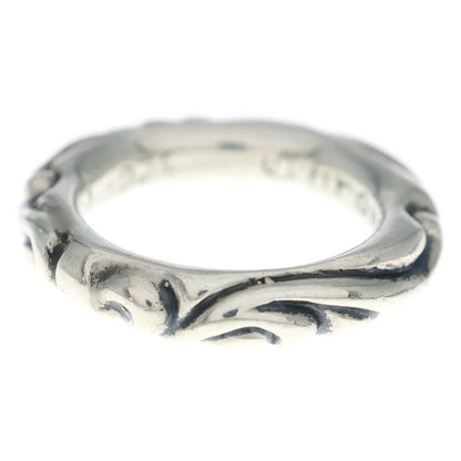 Chrome Hearts Scrl Band Scroll Ring Silver — view 2