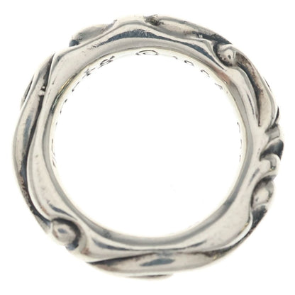 Chrome Hearts Scrl Band Scroll Ring Silver — view 6