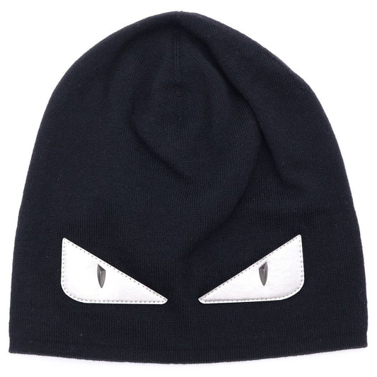 Fendi Monster Star Beanie Hat Black