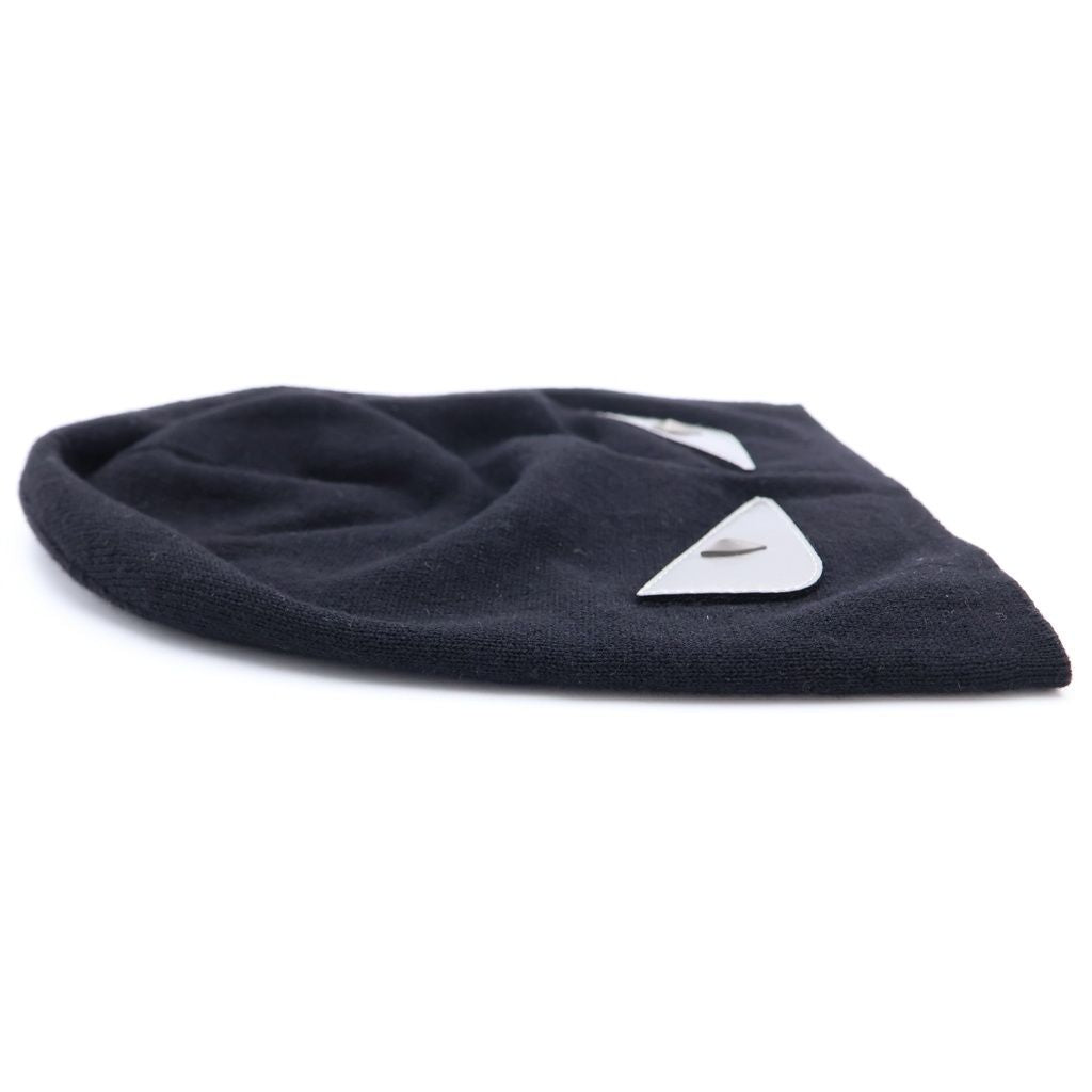 Fendi Monster Star Beanie Hat Black — view 3