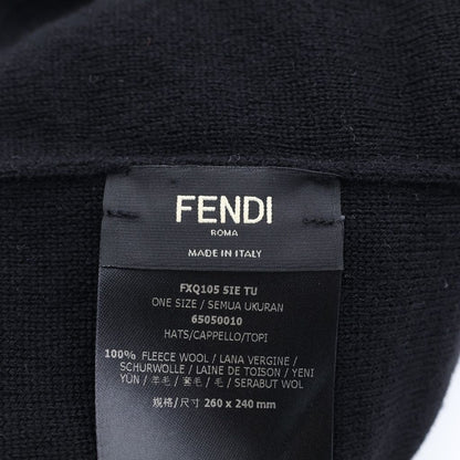 Fendi Monster Star Beanie Hat Black — view 6